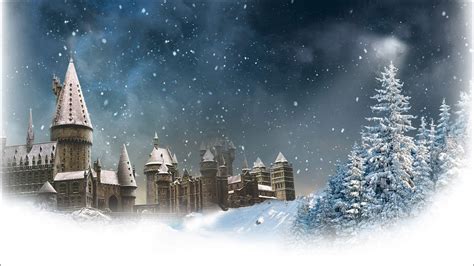 christmas harry potter background